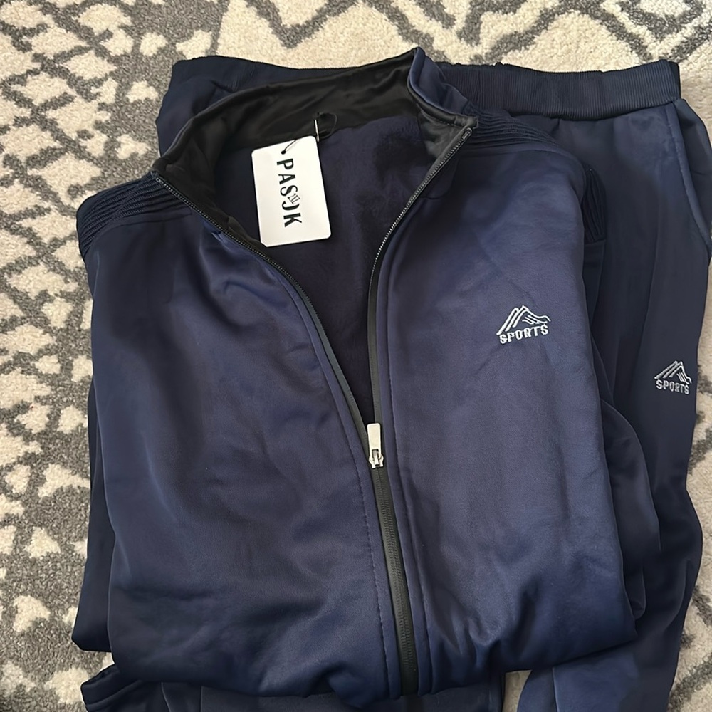 Men’s 2piece jogging suit -Navy Blue